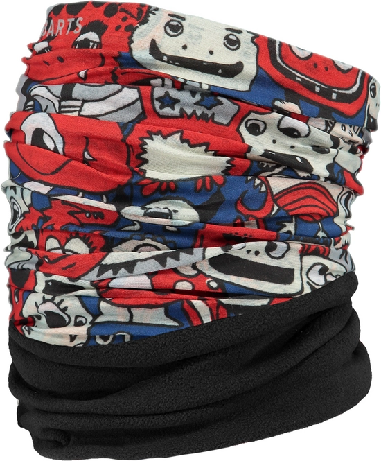 Neck Warmer Barts Unisex Multicol Polar Monsters Red