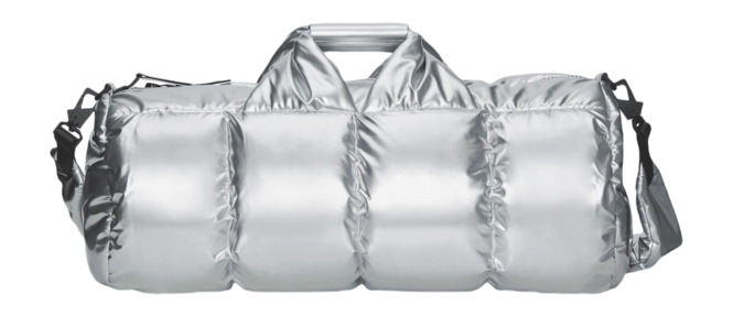 Shoulder bag RAINS Unisex Nyssa Puffer Duffel Bag Mirror