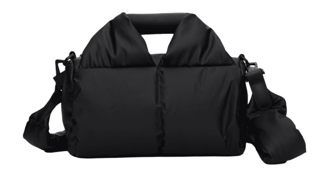 Shoulder Bag RAINS Unisex Nyssa Puffer Duffel Crossbody Mini Black