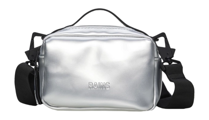 Shoulder Bag RAINS Unisex Box Bag Micro Mirror