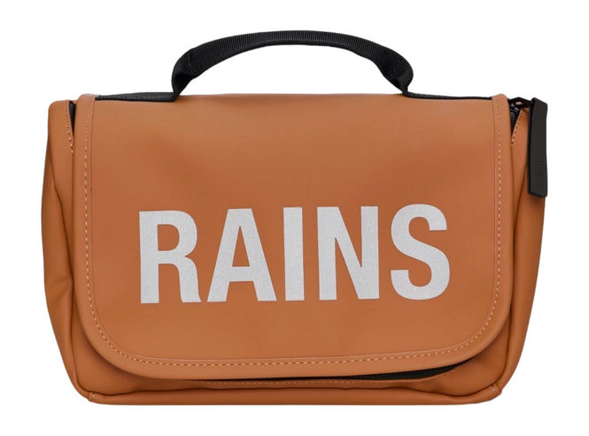 Toiletry Bag RAINS Texel Wash Bag Rust