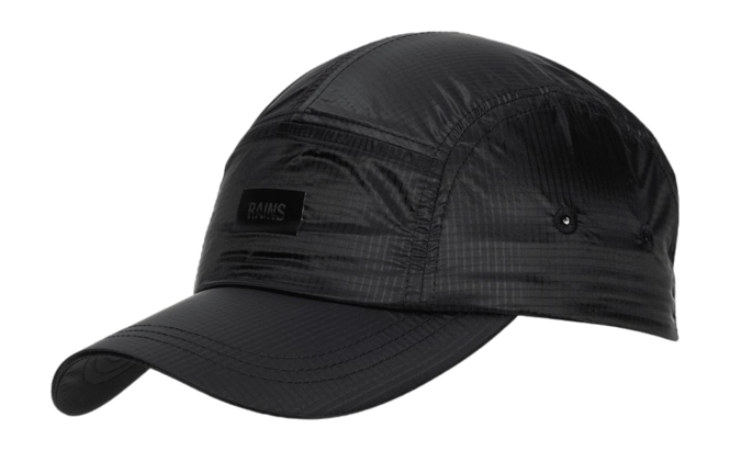 Cap RAINS 5 Panel Ripstop Cap Black