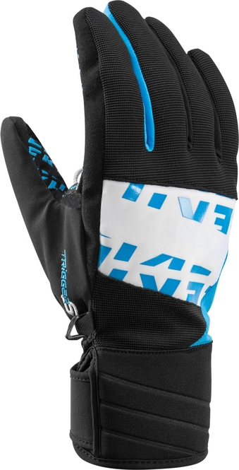 Gloves Leki Progressive Helium S Black / Blue