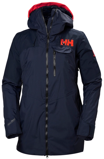 Ski Jacket Helly Hansen Women Whitewall Lifaloft Navy