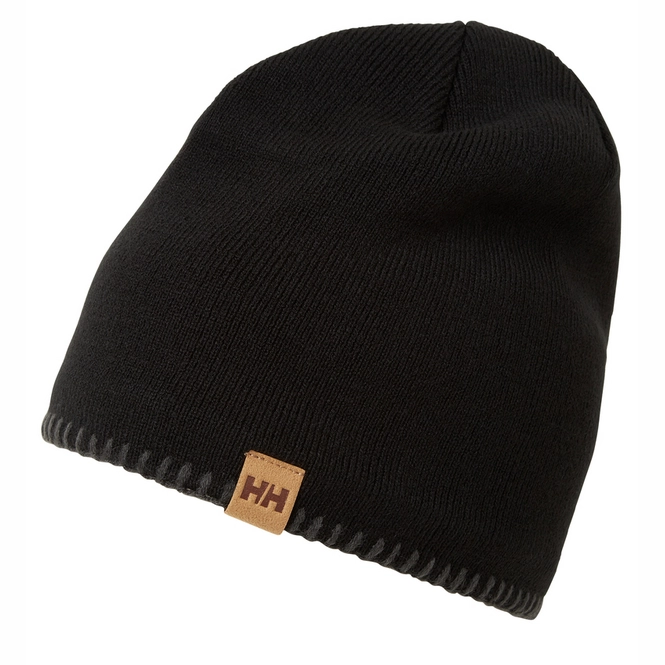 Beanie Helly Hansen Unisex Mountain Fleece Lined Black Grey
