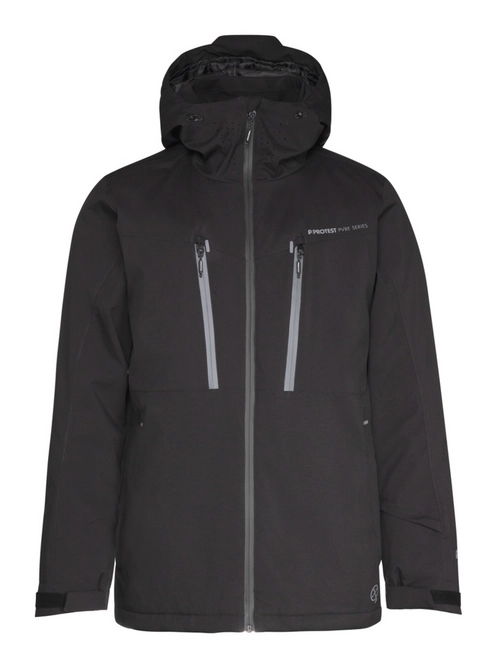 Ski Jacket Protest Men Timo True Black
