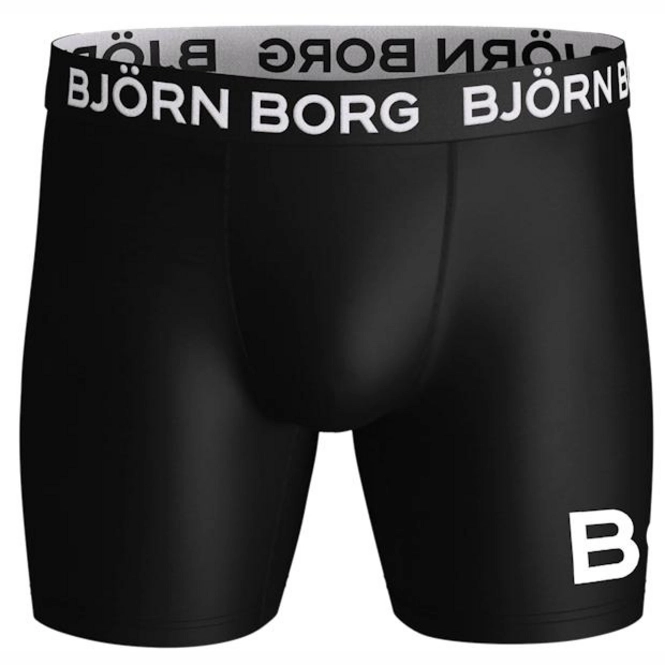Boxer Shorts Björn Borg Men Placed Borg Performance Shorts Black Beauty