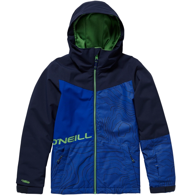 Ski Jacket O'Neill Boys Hubble Blue AOP