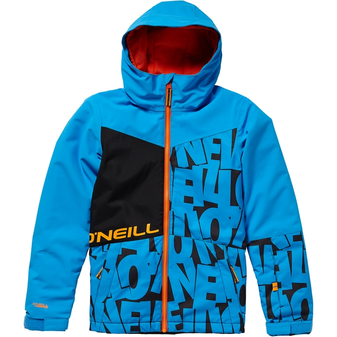 Ski Jacket O'Neill Boys Hubble Black AOP Blue
