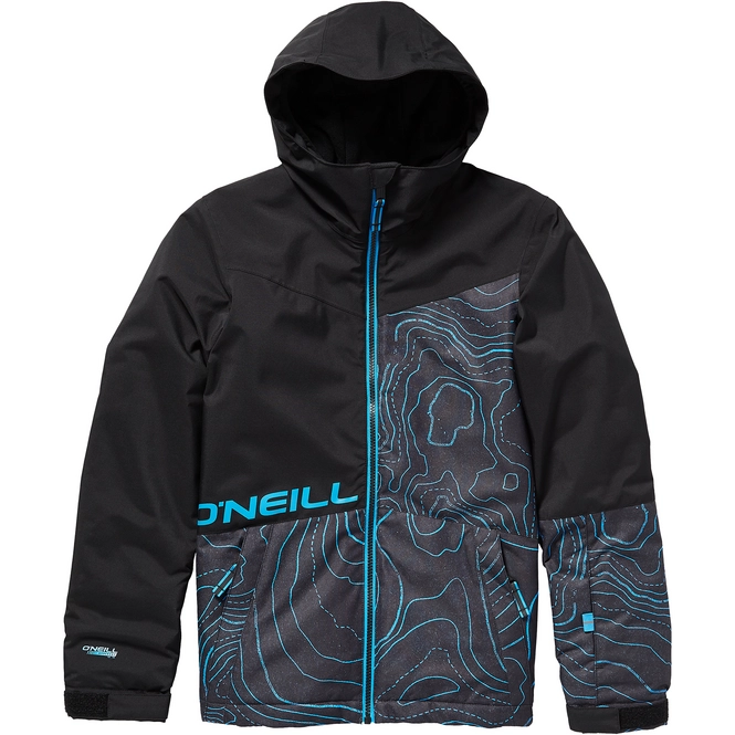 Ski Jacket O'Neill Boys Hubble Black AOP Blue 5