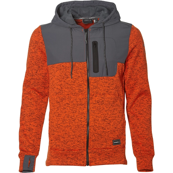 Hoodie O'Neill Men All Terrain Hybrid Fleece Bright Orange