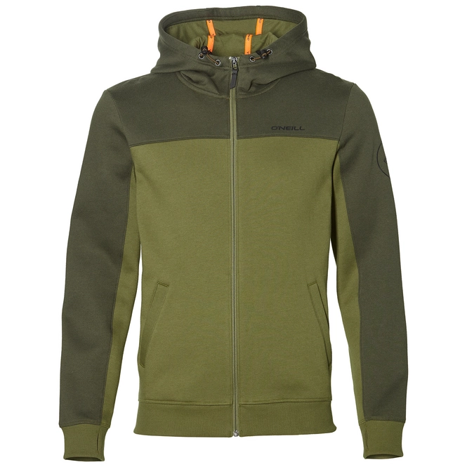 Hoodie O'Neill Men Block Zip Winter Moss