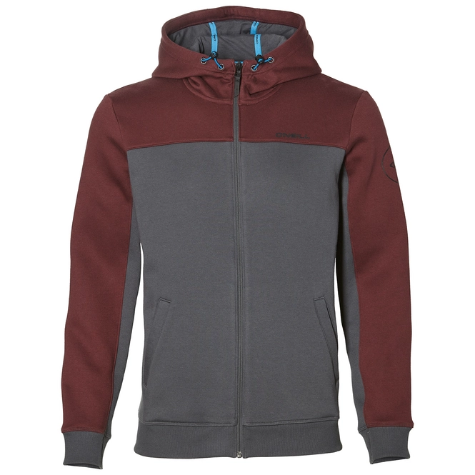 Hoodie O'Neill Men Block Zip Asphalt