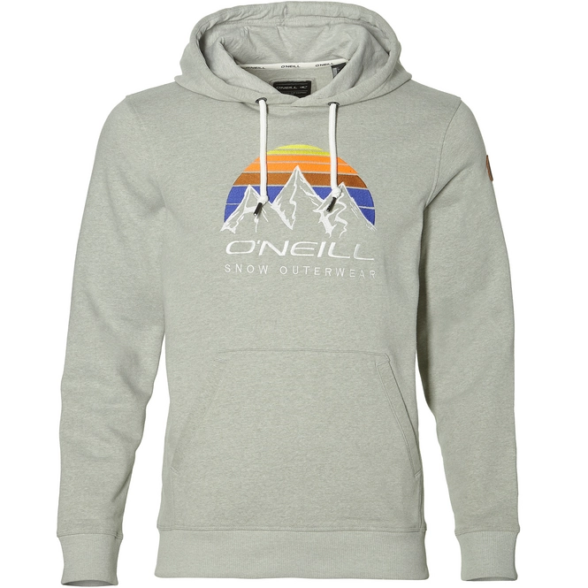 Hoodie O'Neill Men Mountain Logo Silver Melee