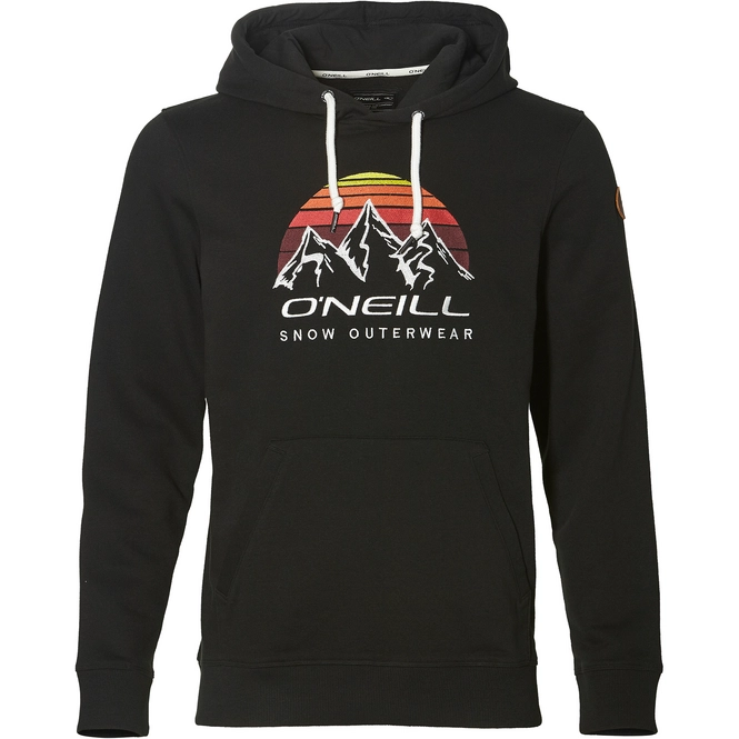 Hoodie O'Neill Men Mountain Logo Black Out