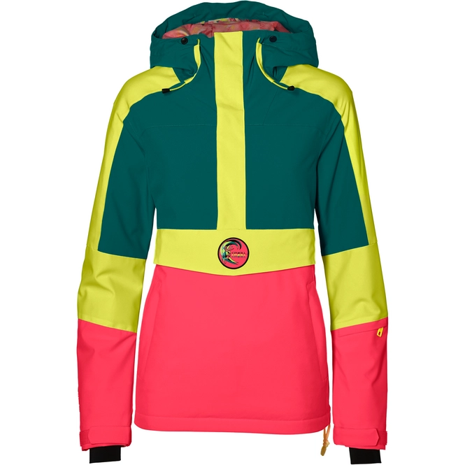 Ski Jacket O'Neill Women Frozen Wave Anorak Spring Grass