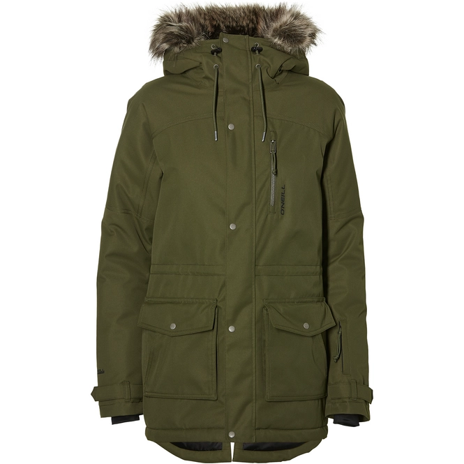 Ski Jacket O'Neill Women Hybrid Explorer Parka Forest Night