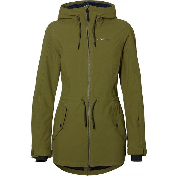 Ski Jacket O'Neill Women Hybrid Eyeline Winter Moss