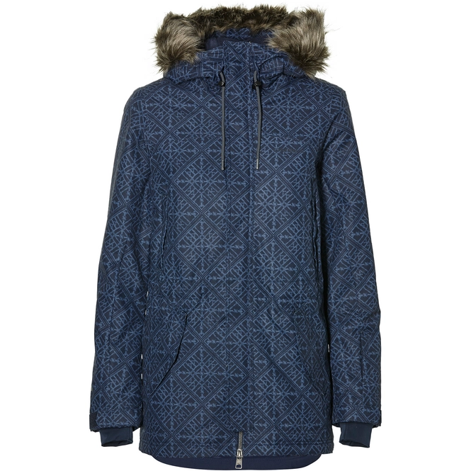 Ski Jacket O'Neill Women Hybrid Cluster III Blue AOP