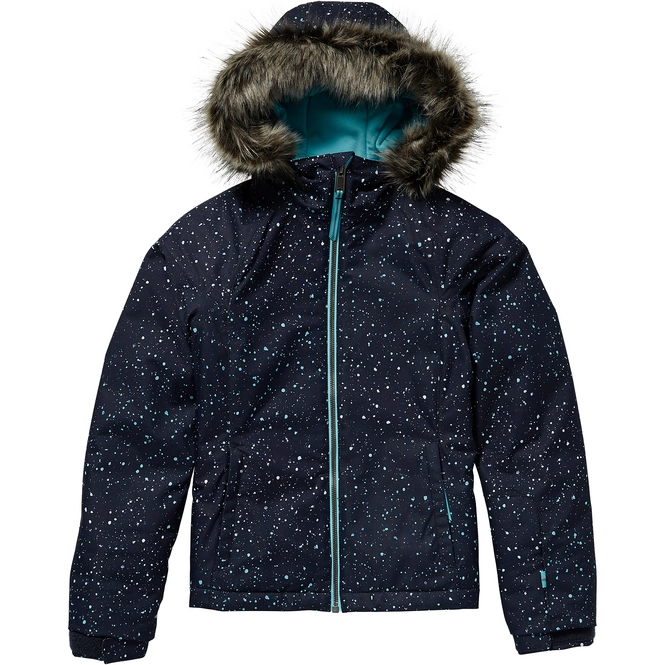 Ski Jacket O'Neill Girls Curve Blue AOP White