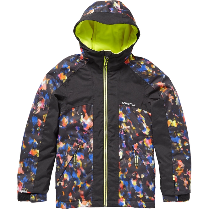 Ski Jacket O'Neill Girls Allure Black AOP Pink
