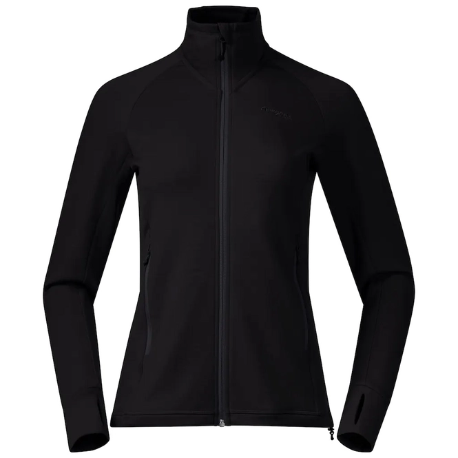 Sweatshirt Bergans Women Ulstein Wool Jacket Black