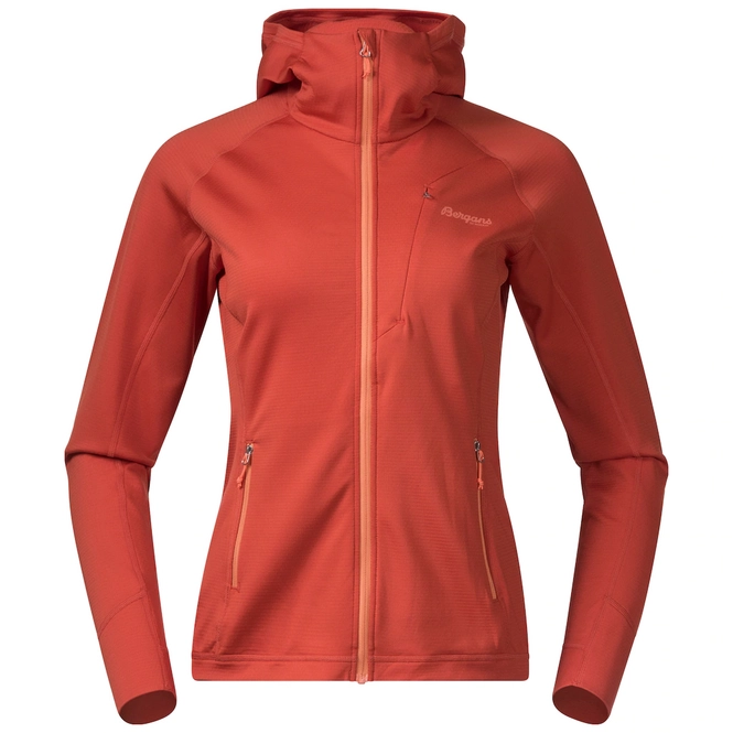 Sweatshirt Bergans Women Skaland Hood Jacket Brick