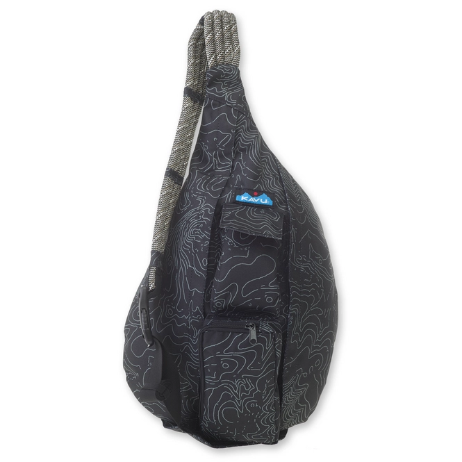 Shoulder Bag KAVU Rope Sling Black Topo