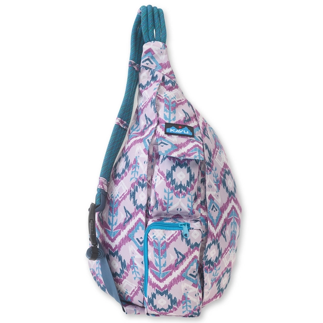 Shoulder Bag KAVU Rope Sling Purple Ikat