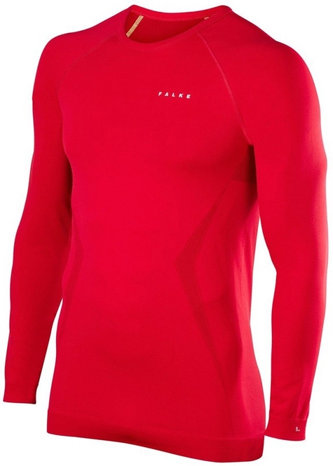 Base Layer Falke Men Zip Tight Fit Hot Chili