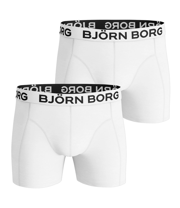 Boxers Björn Borg Men Core Solid White Peacoat (2 pack)
