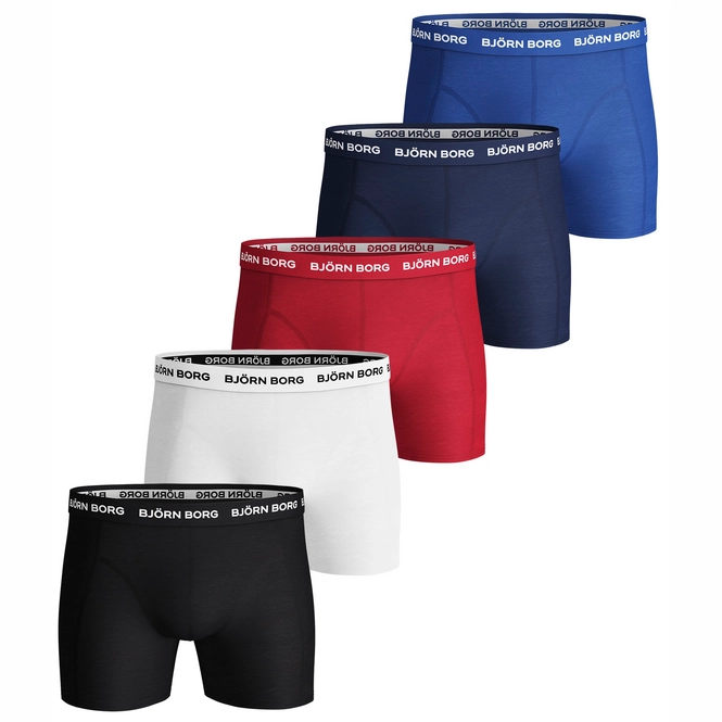 Boxers Björn Borg Men Essential Solid Multi (5 pack)