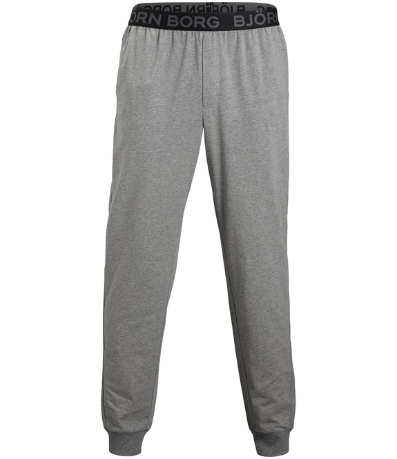 Joggers Björn Borg Men Cuffed Solid Grey Melange