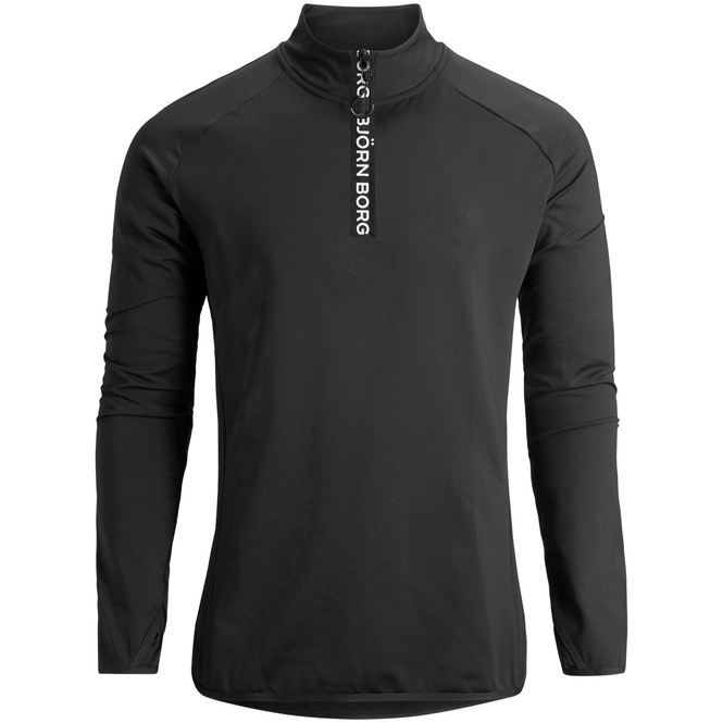Sweatshirt Björn Borg Men Half Zip Alve Black Beauty