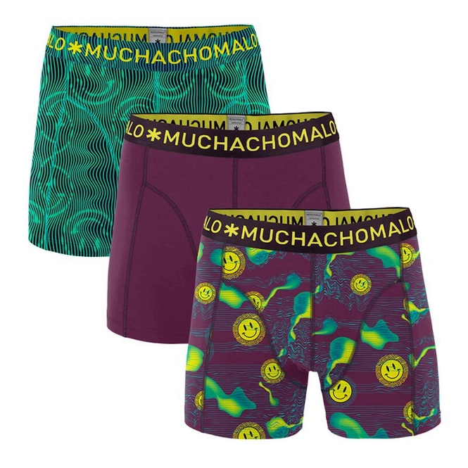 Boxers Muchachomalo Boys Acid House Print Print Black (3 pc)