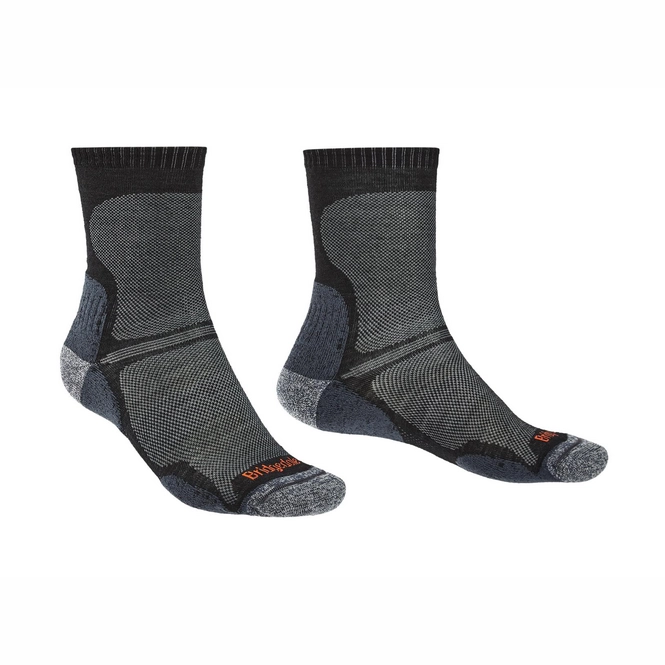 Socks Bridgedale Unisex Hike Ultra Light Merino Endurance Crew Black