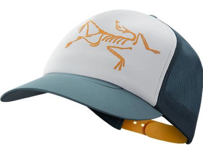 Cap Arc'teryx Bird Trucker Hat Astral Labyrinth Delos Grey