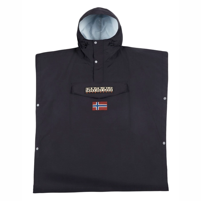 Poncho Napapijri Rainforest Cape Black 2018