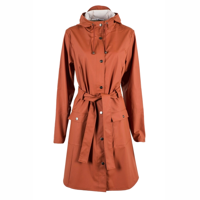Raincoat RAINS Curve Jacket Rust