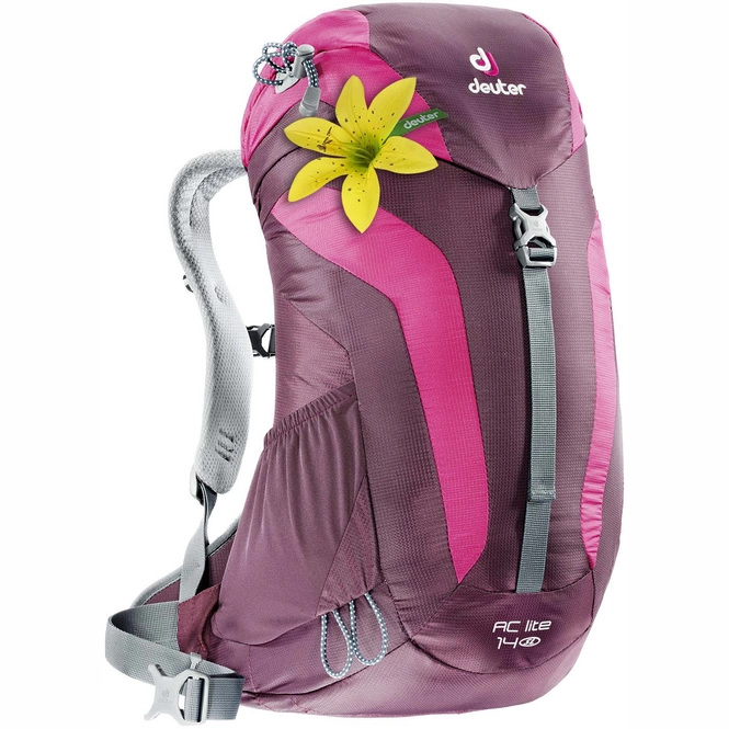 Backpack deuter AC Lite 14 SL Aubergine Magenta