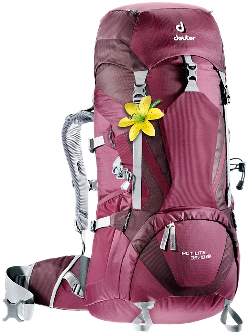 Backpack deuter Act Lite 35 + 10 SL Blackberry Aubergine