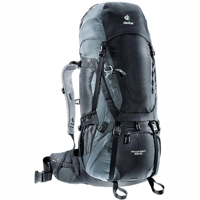 Backpack deuter Aircontact 55 + 10 Black Titan