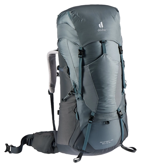Backpack deuter Aircontact Lite 60 + 10L SL Shale Graphite