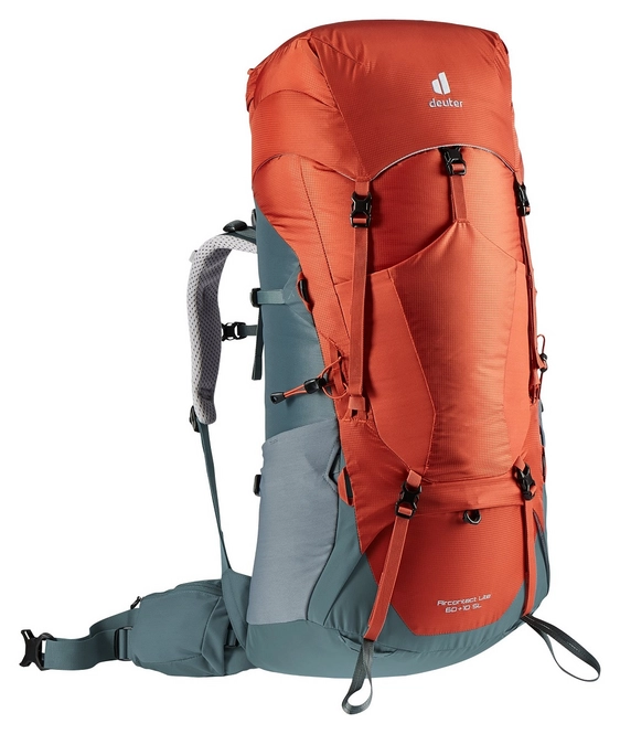 Backpack deuter Aircontact Lite 60 + 10L SL Paprika Teal