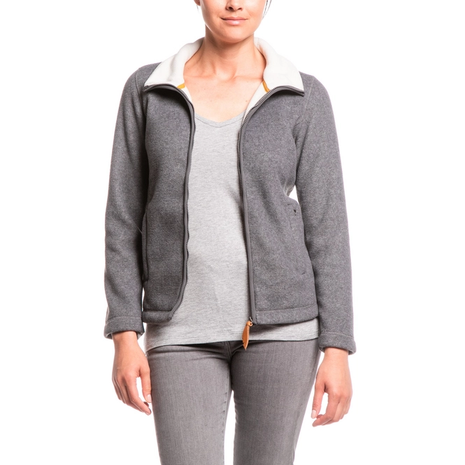 Fleece Jacket Aigle Women Azerio H Grey/Natural