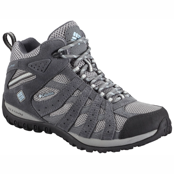 Walking Shoe Columbia Redmond Mid Women's Light Grey Sky Blue