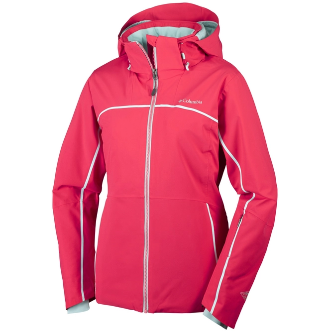 Ski Jacket Columbia Millennium Blur Women's Red Camellia Spray