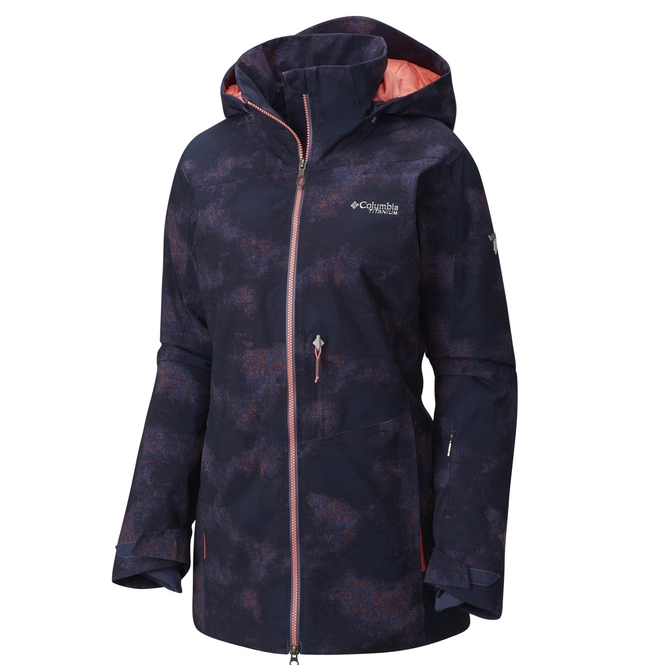 Ski Jacket Columbia Shreddin Women's Nocturnal Haze Print