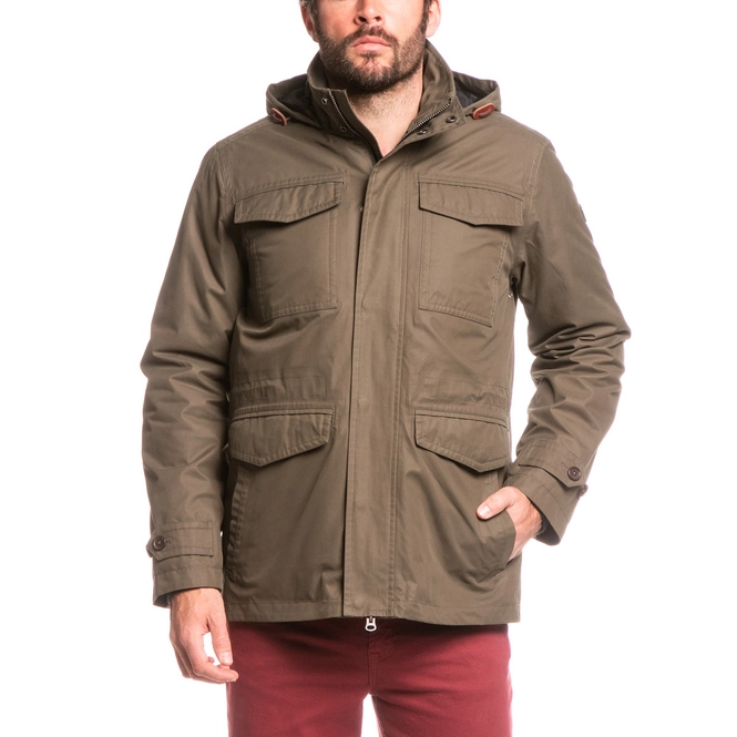 Winter Jacket Aigle Men's Tracker Khaki