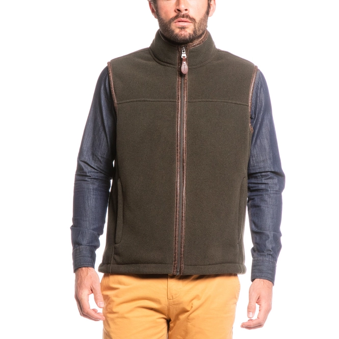 Body Warmer Aigle Men New Shepper Mouton Bronze